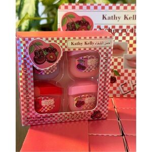 Cherry Lip Balm Set - Pink & Red